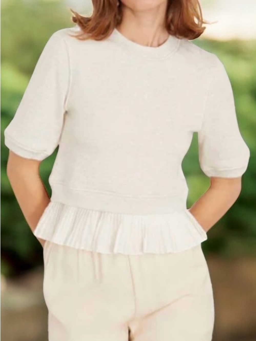 🆕 Ulla Johnson Harper Top in Cowrie
